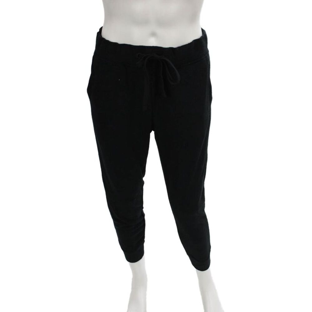 Ugg Womens Jogger Pants Black Viscose Drawstring Waist Size M
